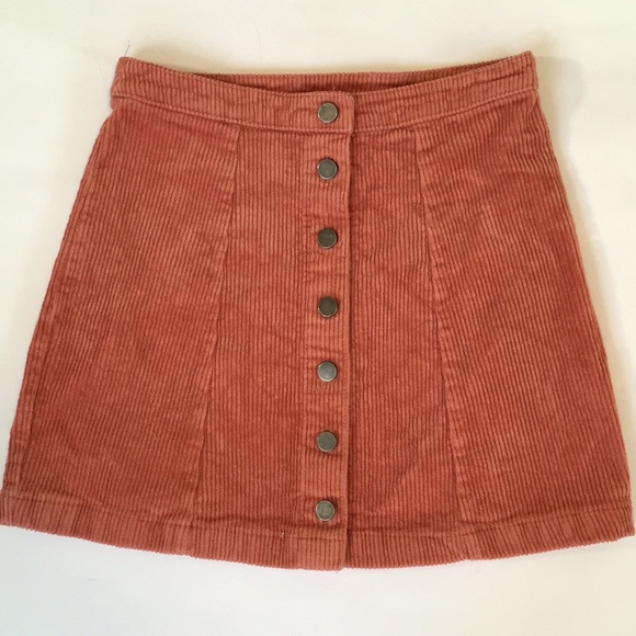 Forever 21 Corduroy Mini Skirt - Picture 4 of 10